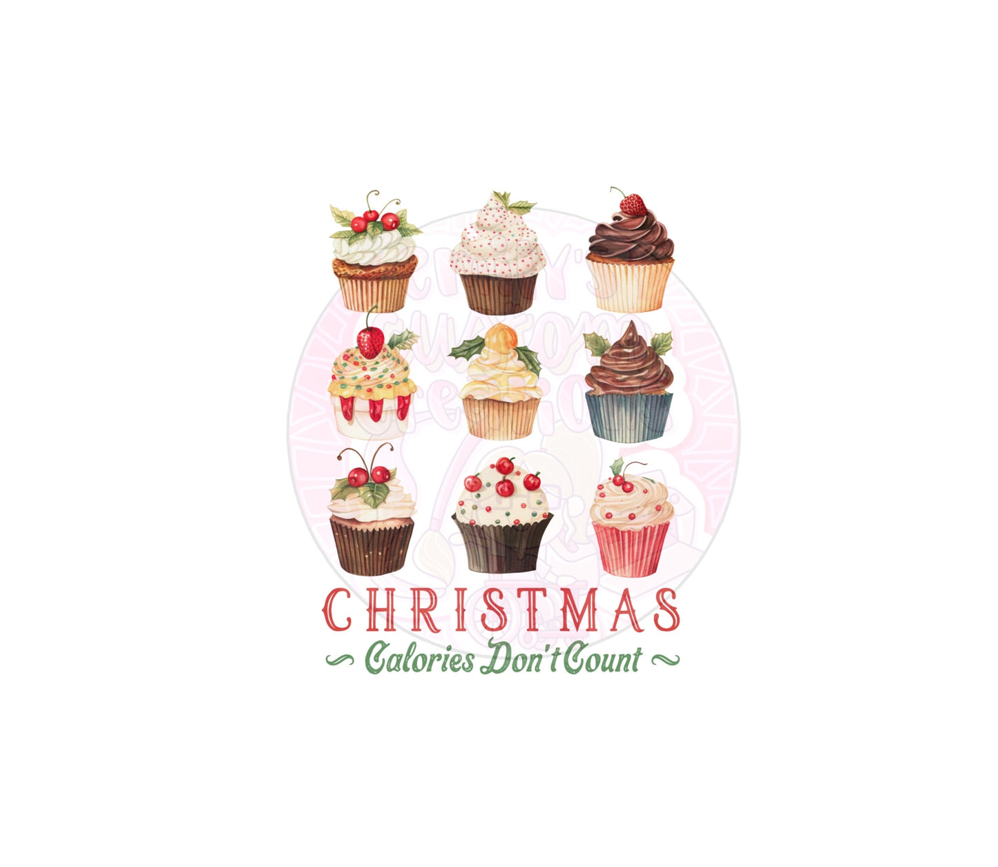 Christmas calories | 20oz tumbler wrap | DIGITAL DOWNLOAD