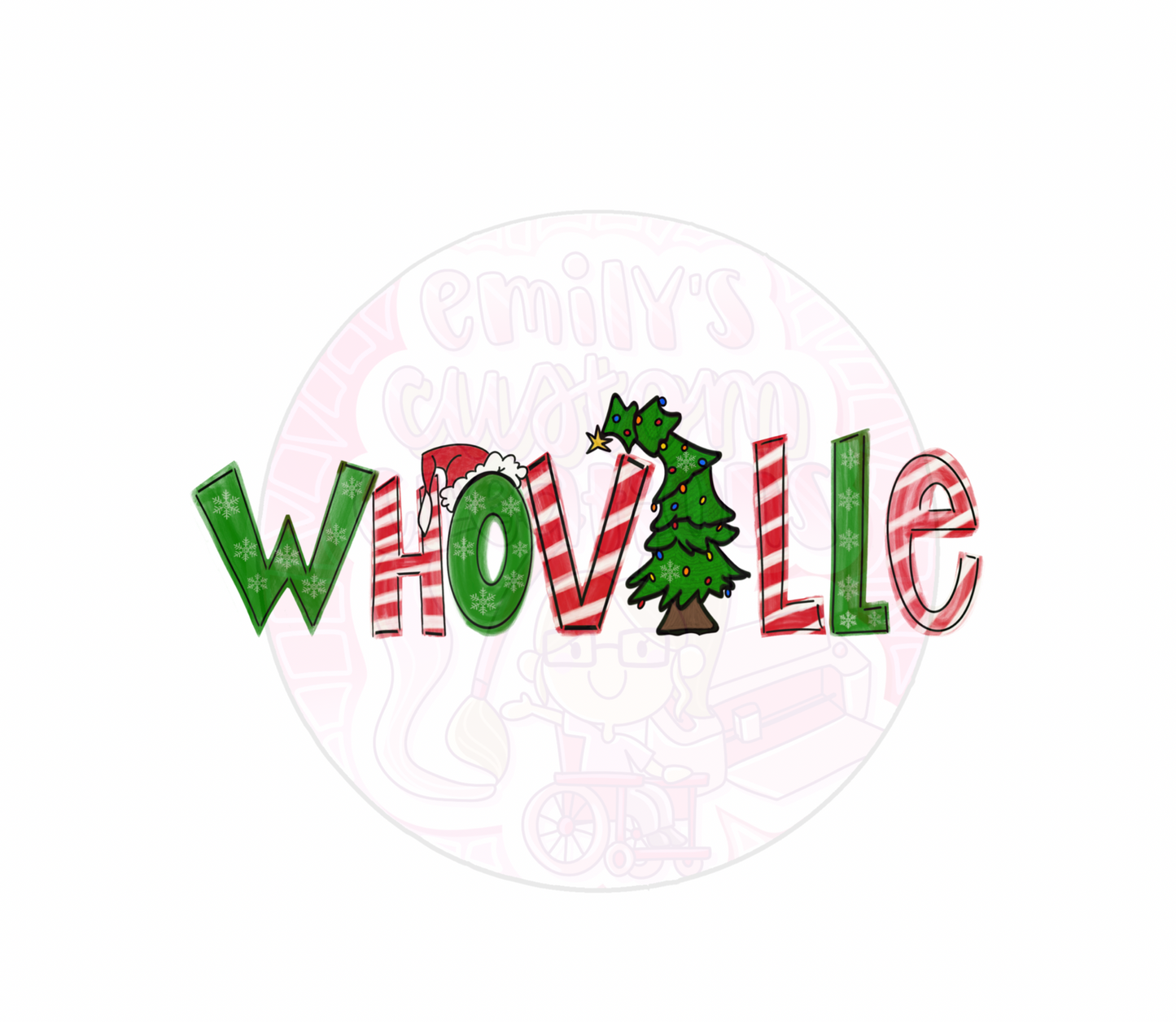 Whoville 20oz tumbler wrap DIGITAL DOWNLOAD