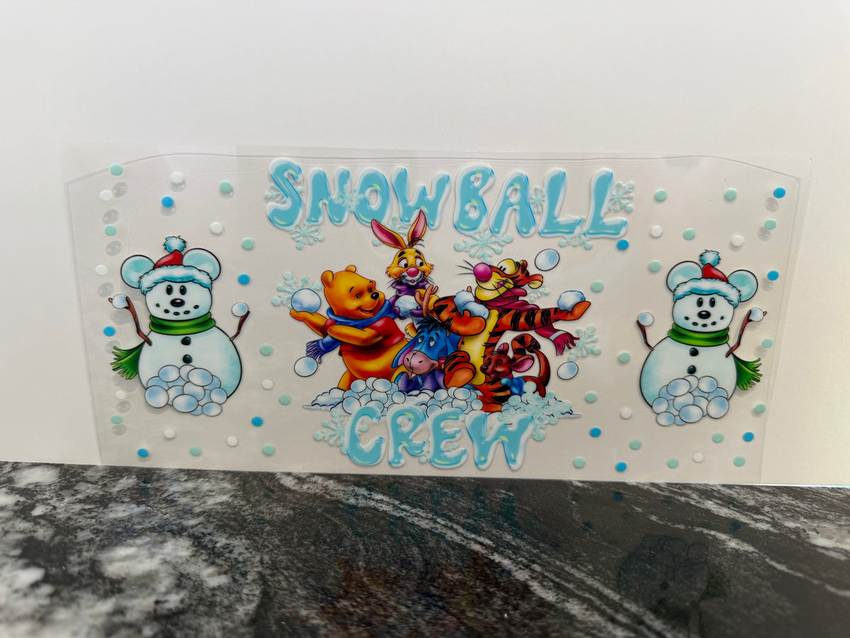 Snowball crew | 16oz UV DTF wrap