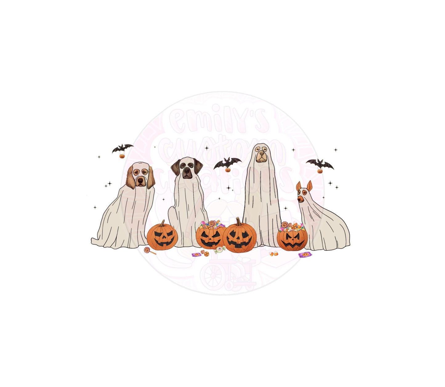 Ghost dogs | 20oz tumbler wrap | DIGITAL DOWNLOAD