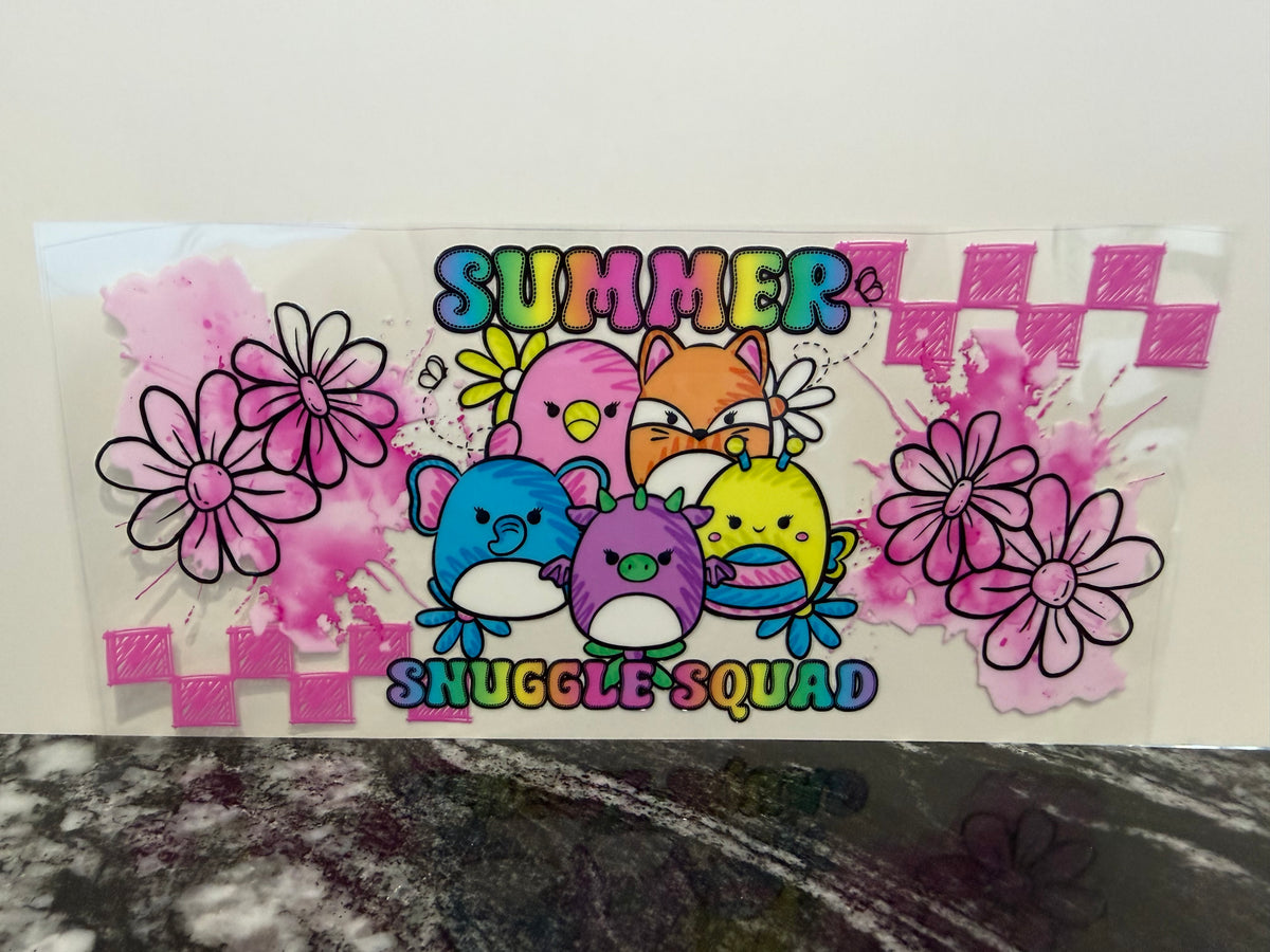 Summer snuggle squad | 16oz UV DTF wrap