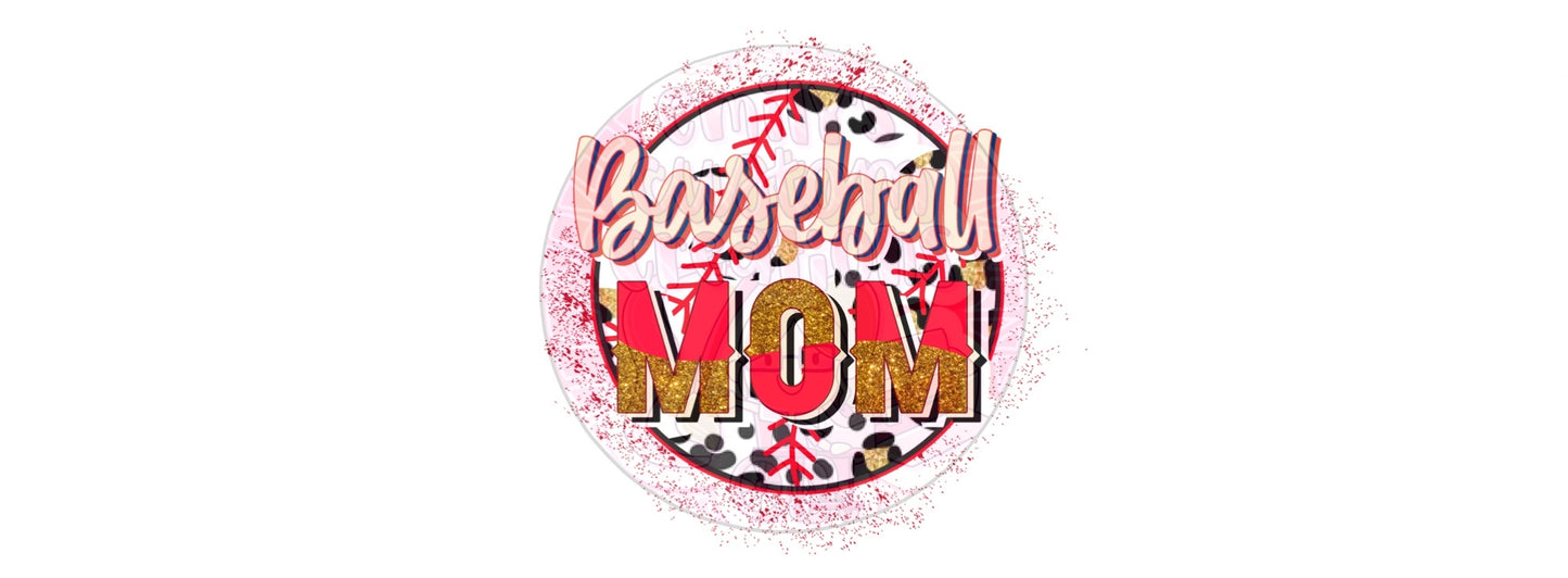 Baseball mom | 16oz glass can wrap | DIGITAL DOWNLOAD