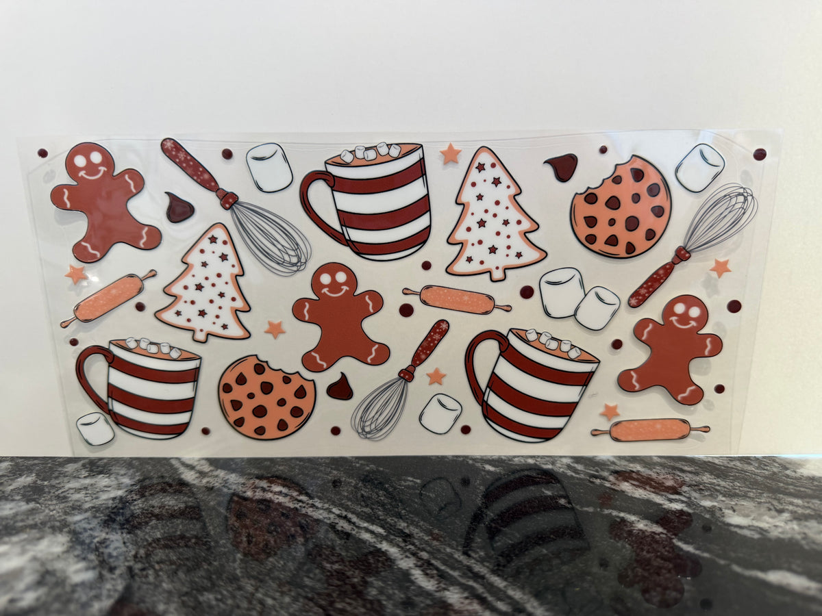 Christmas baking | 16oz UV DTF wrap