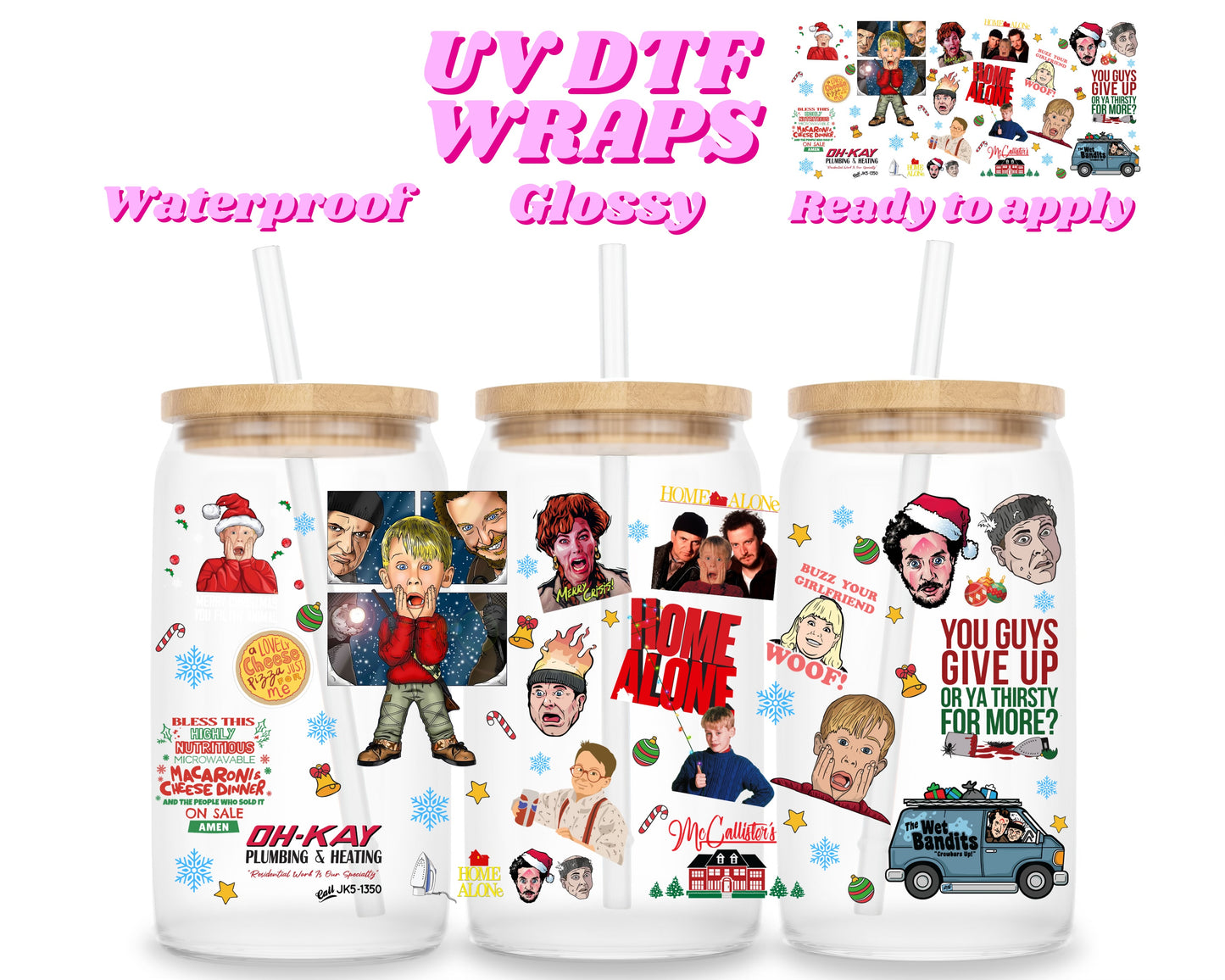 Kevin | UV DTF glass can wrap