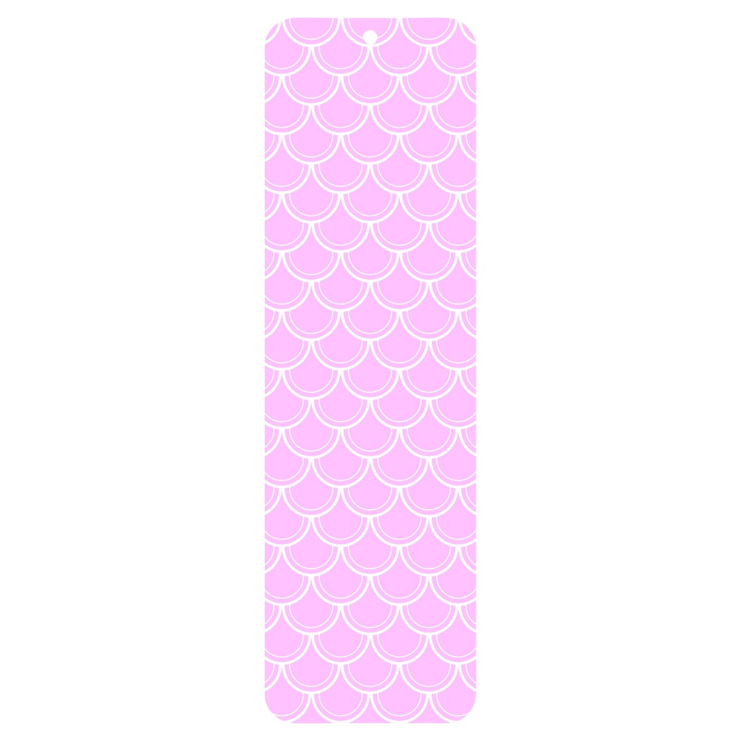 Pink mermaid scales bookmark