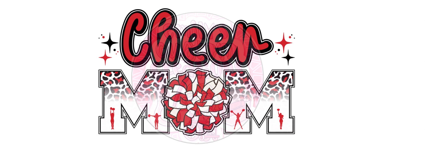 Cheer mom | 16oz glass can wrap | DIGITAL DOWNLOAD