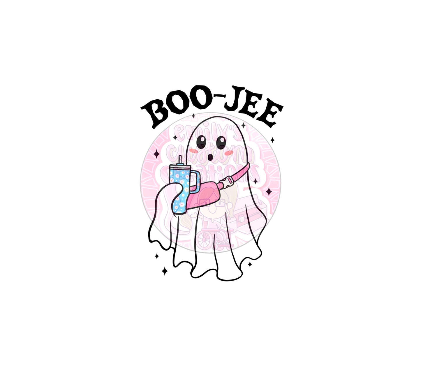 Boo-Jee ghost dupe | 20oz tumbler wrap | DIGITAL DOWNLOAD