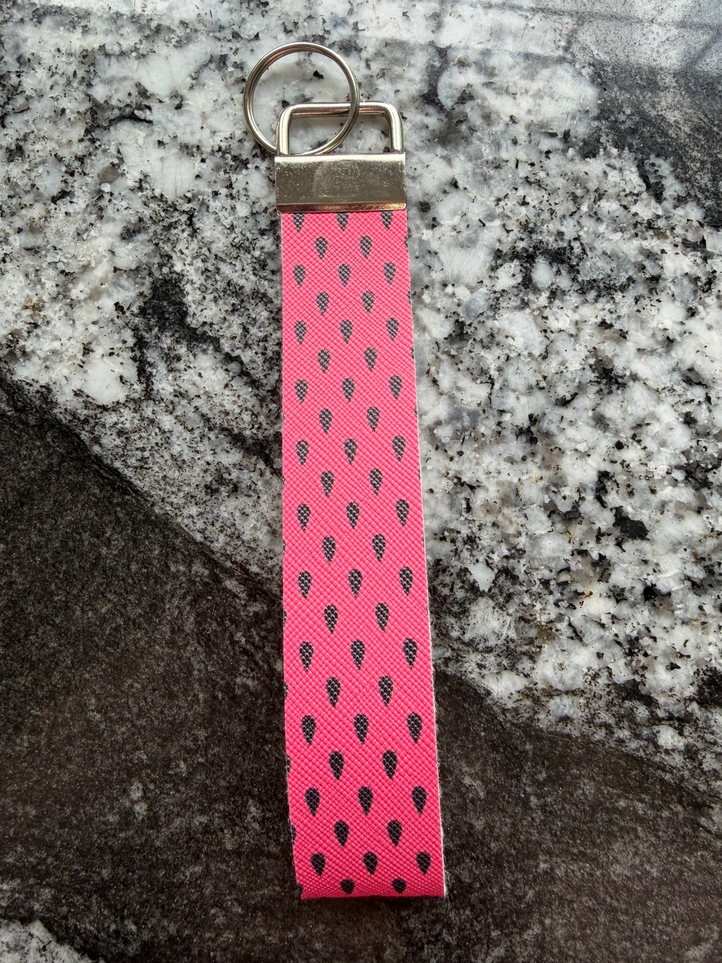 Watermelon seeds | fabric wristlet