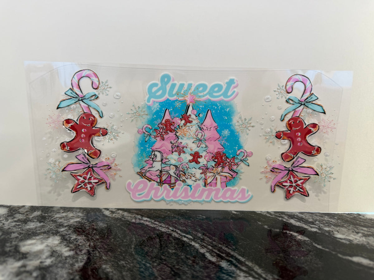 Sweet Christmas | 16oz UV DTF wrap