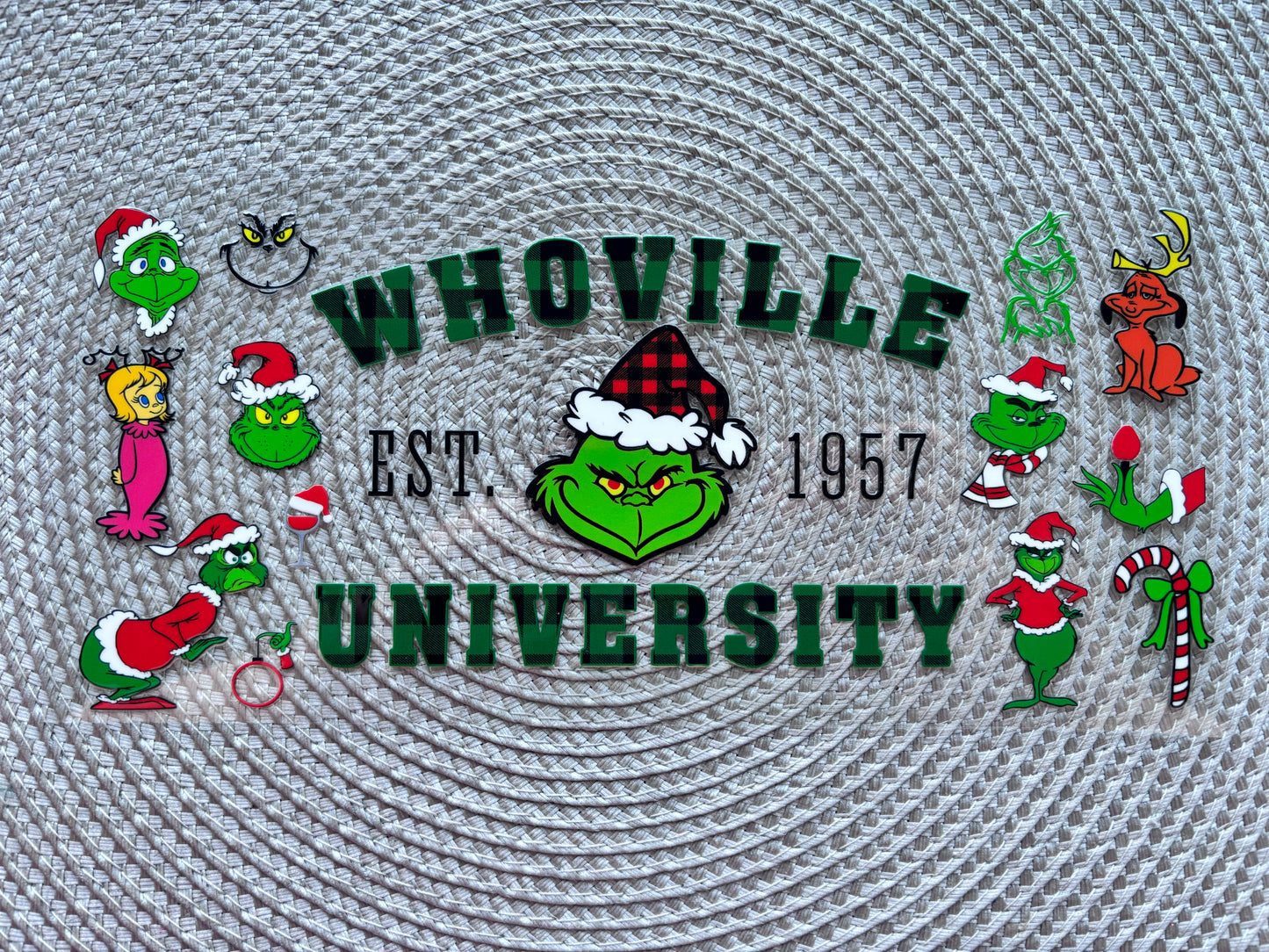 Who university | UV DTF glass can wrap