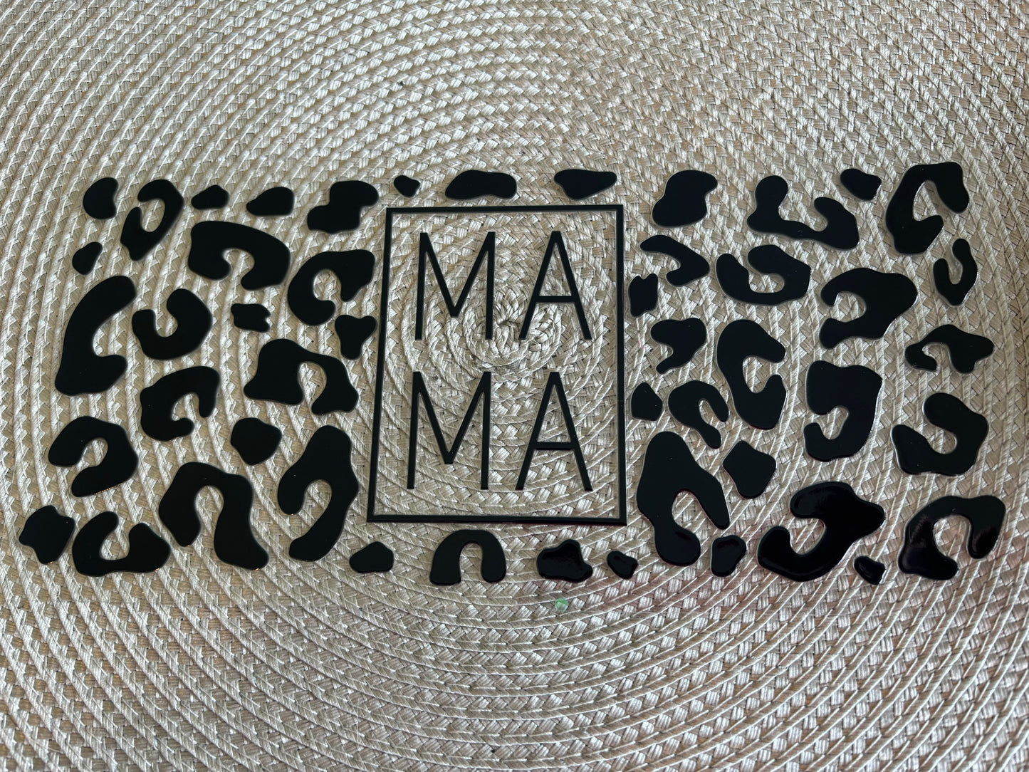 Leopard mama | UV DTF 16oz glass can wrap