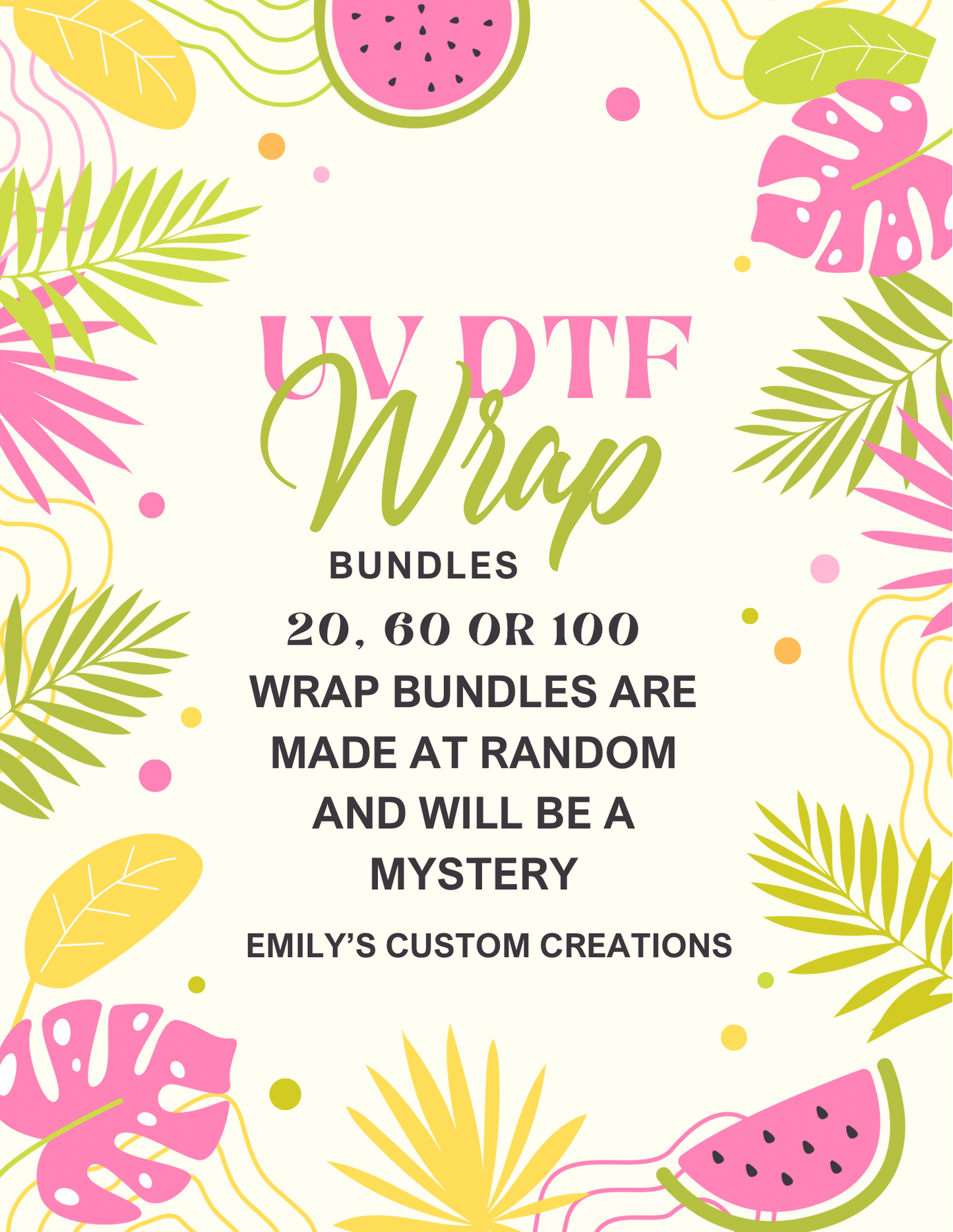 UV DTF wrap bundles