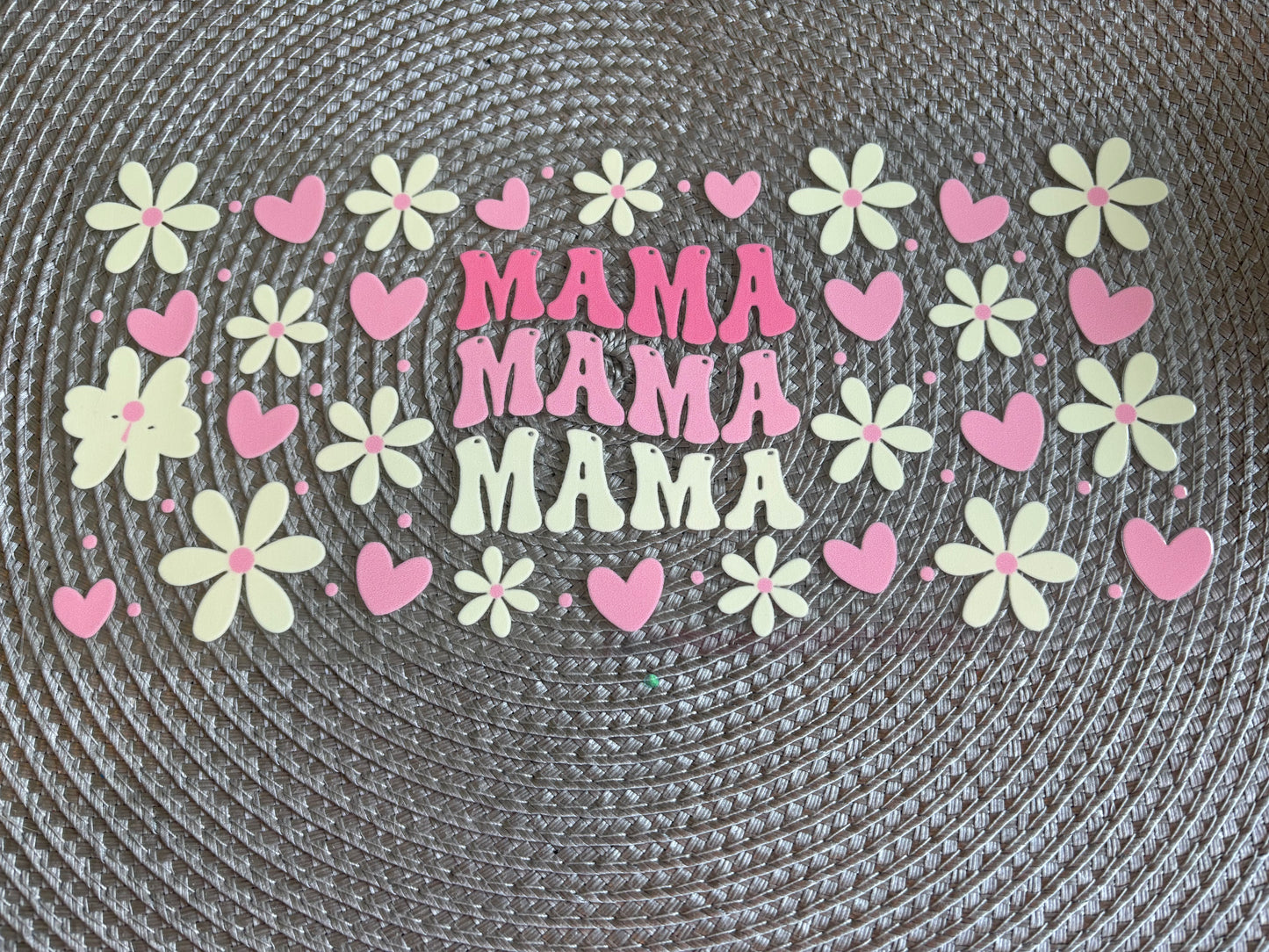 Mama | UV DTF 16oz glass can wrap