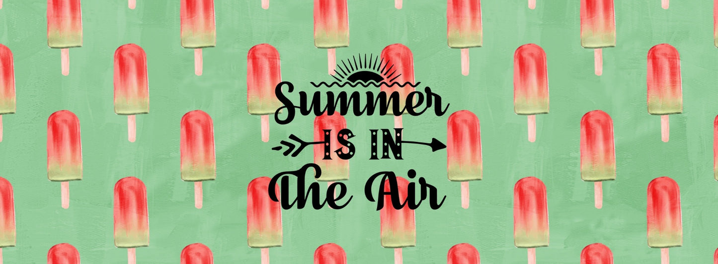 Summer is in the air | 16 glass can wrap