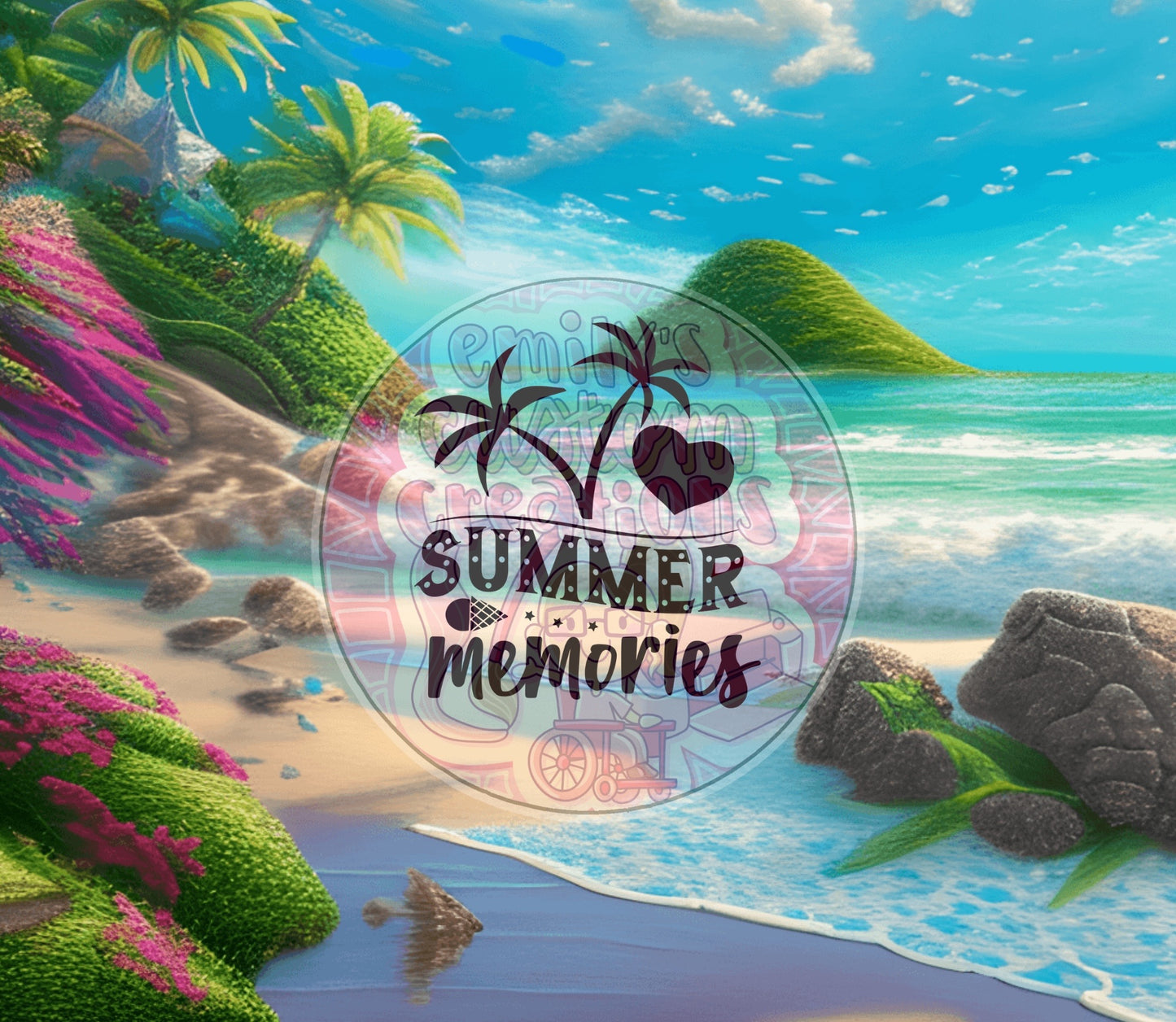 Summer memories | 20oz tumbler wrap