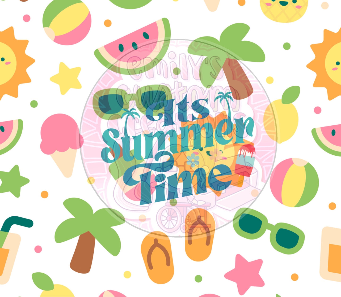 It’s summer time | 20oz tumbler wrap
