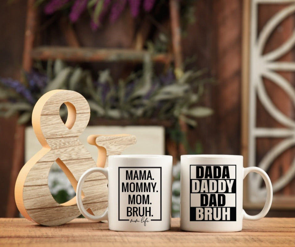 Mama\dada mug set