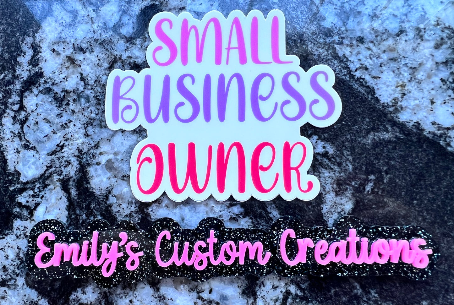 Small Business owner sticker