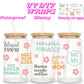 Mom quotes | UV DTF glass can wrap