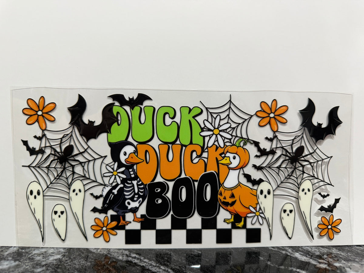 Duck duck boo | 16oz UV DTF wrap