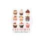 Christmas calories | 20oz tumbler wrap | DIGITAL DOWNLOAD