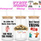 Suite life | UV DTF glass can wrap