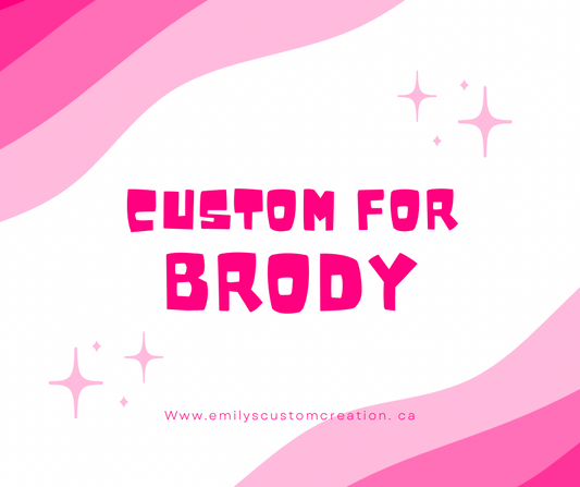 Custom for Brody