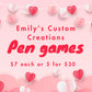 Pens for Reilly
