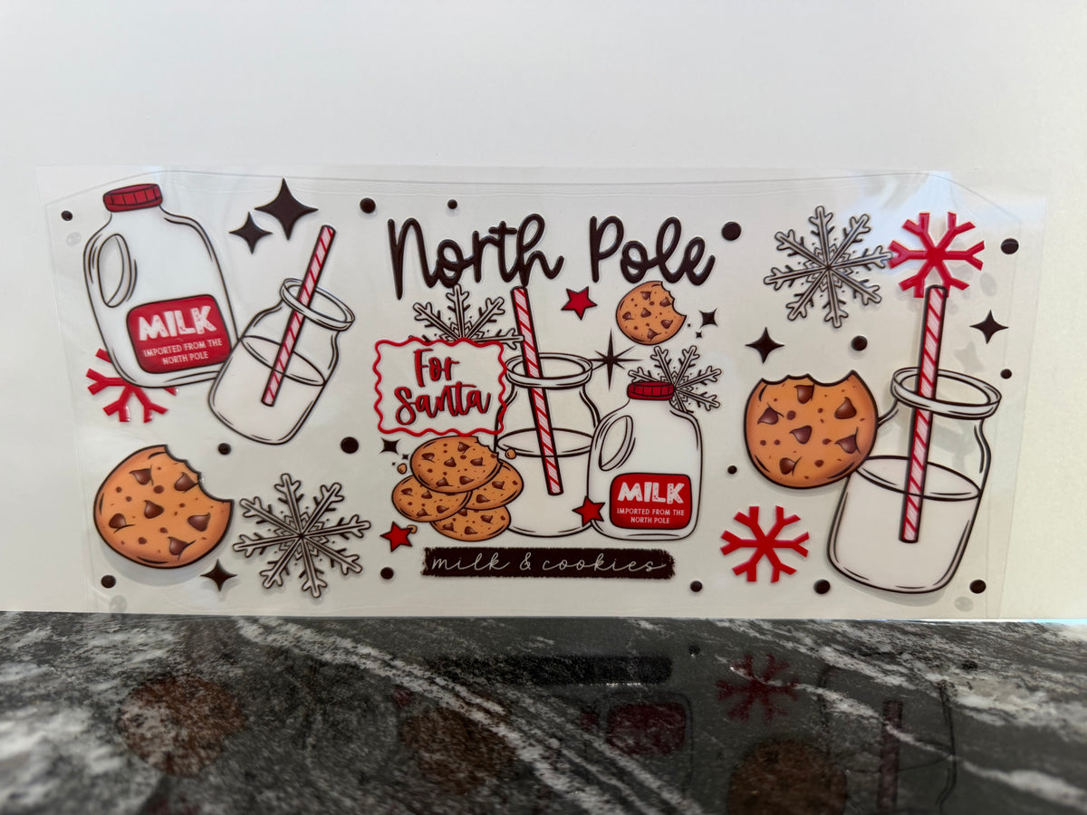North Pole | 16oz UV DTF wrap