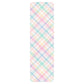 Spring plaid bookmark