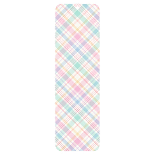 Spring plaid bookmark