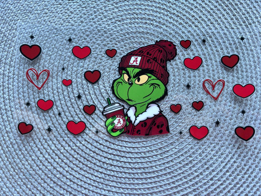Valentine | UV DTF glass can wrap