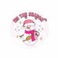 Tis the season pink snowman 20oz tumbler wrap DIGITAL DOWNLOAD