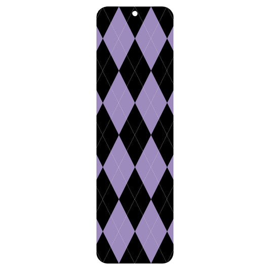 Purple/black diamonds bookmark