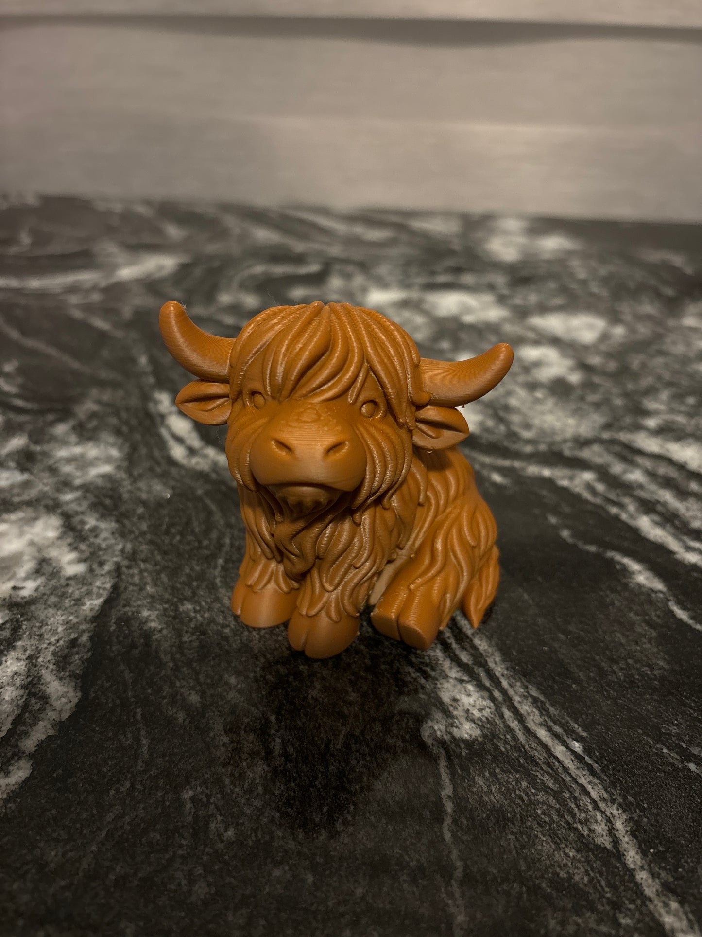 3D printed Highland cow