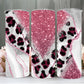 Pink fancy leopard 20oz tumbler