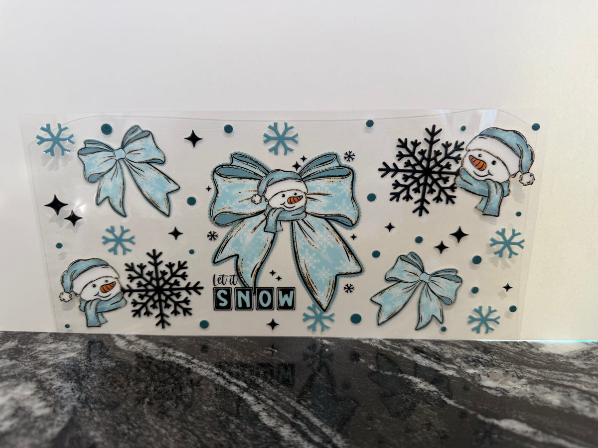 Let it snow | 16oz UV DTF wrap