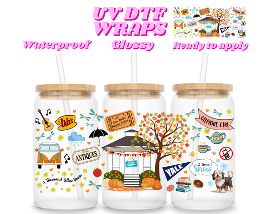 Gilmore | UV DTF glass can wrap