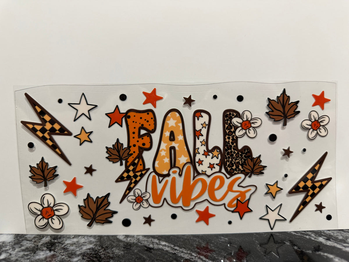 Fall vibes | 16oz UV DTF wrap