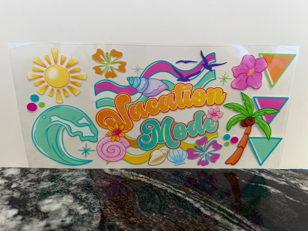 Summer vacation | 16oz UV DTF wrap