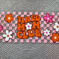 Tired mom club | UV DTF glass can wrap