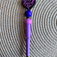 Love hairstyling purple heart pen