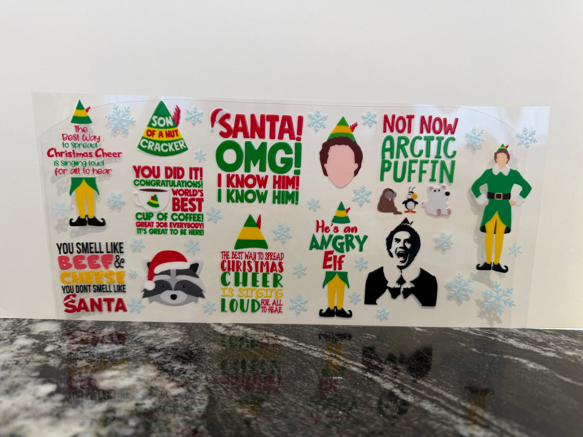 Angry elf *EXCLUSIVE* | 16oz UV DTF wrap