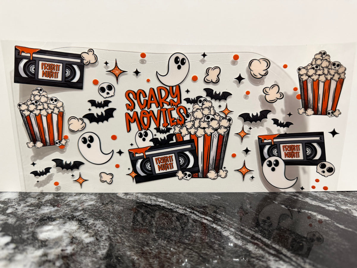 Scary movies | 16oz UV DTF wrap