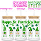 Happy St Patrick’s Day | UV DTF glass can wrap