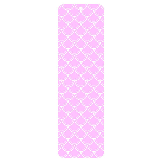 Pink mermaid scales bookmark