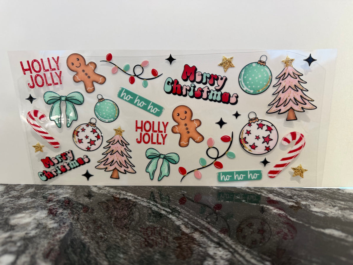 Holy jolly | 16oz UV DTF wrap