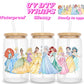 Magical princess | UV DTF glass can wrap