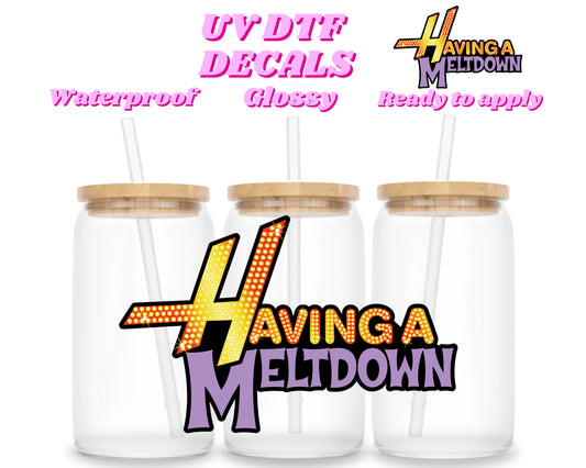 Having a meltdown | UV DTF decal