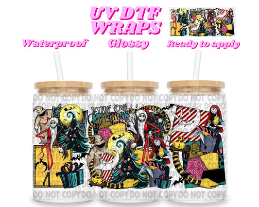NMBC | UV DTF glass can wrap